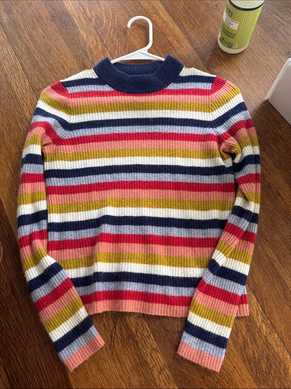Madewell Striped Sweater XS Merino - Picture 5 of 7